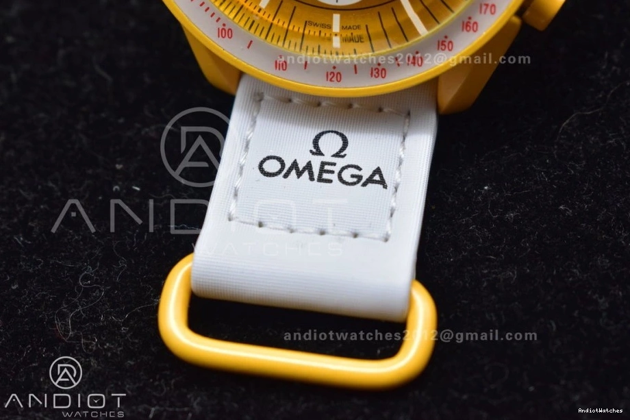 Omega x Sun 1185 to Strap Bioceramic on Mission Moonwatch the Swatch Quartz Nylon Attractive 0416